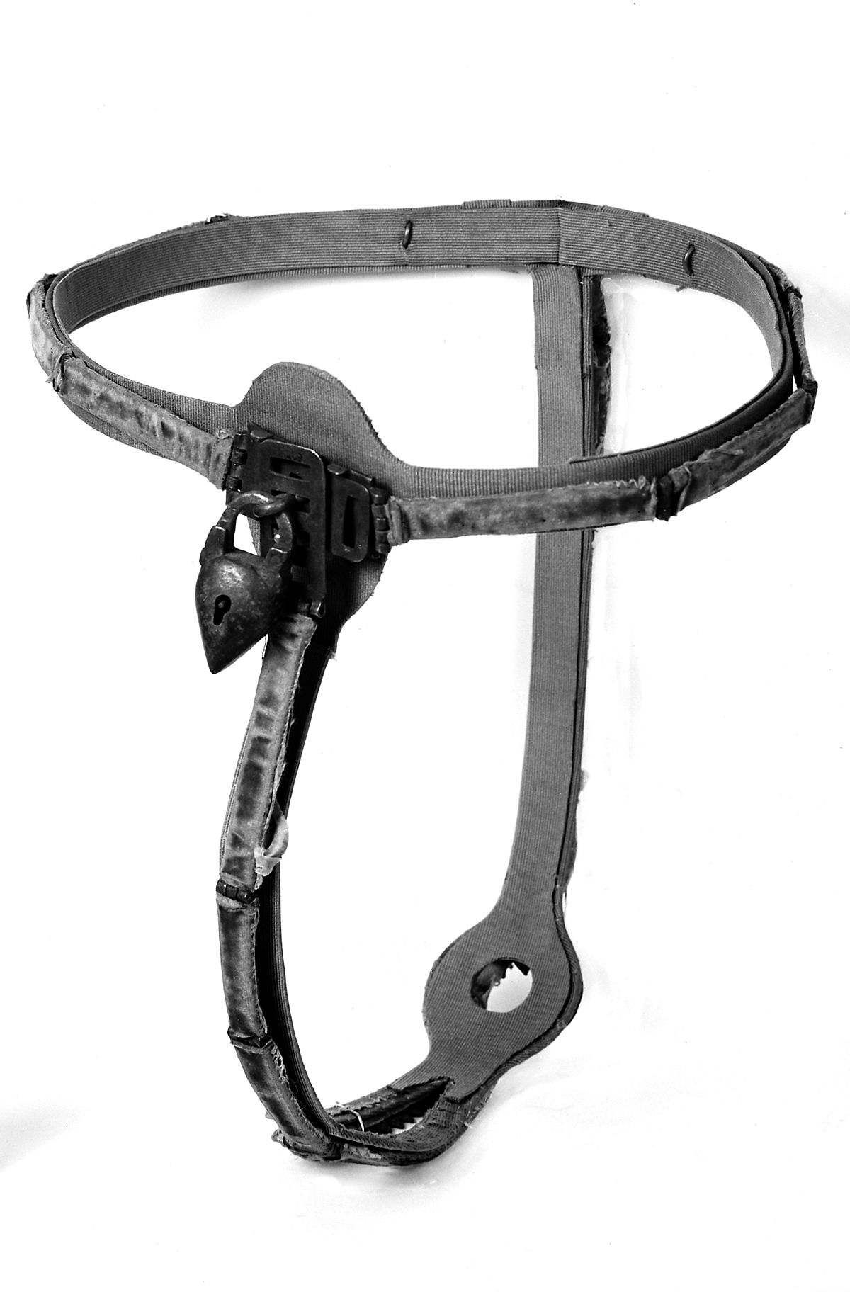 Girl locked access denied chastity belt