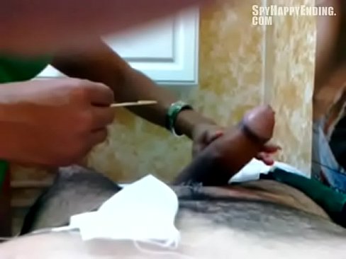 best of Waxing handjob