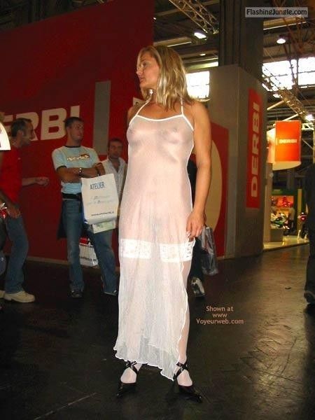 See through dress sunlight naked