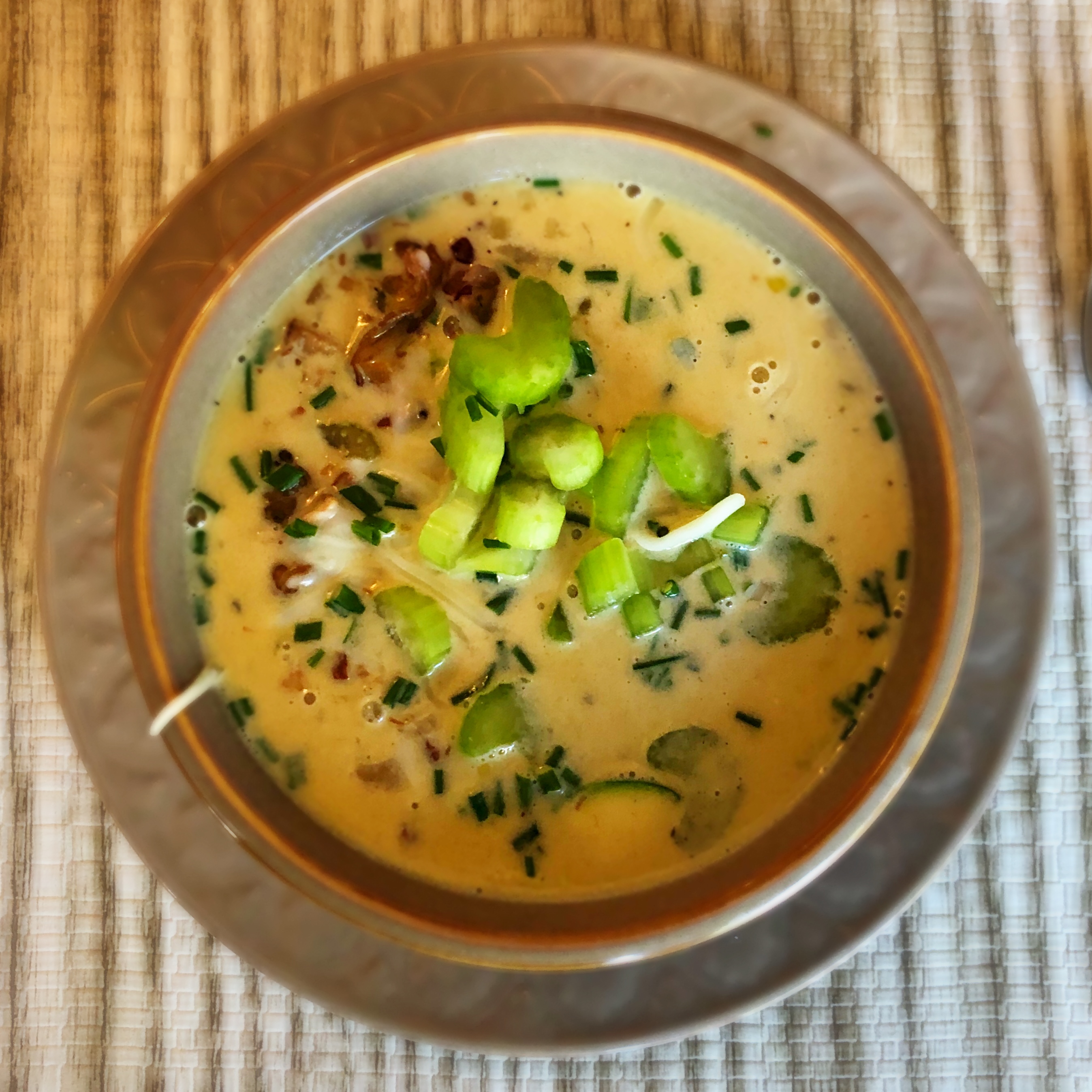 Buster reccomend Asian recipe with seafood broth