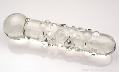 Fat jack glass dildo