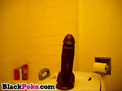 Riding My Thick Black Dildo