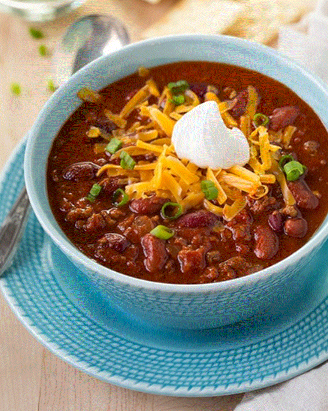 Chili simmered deck