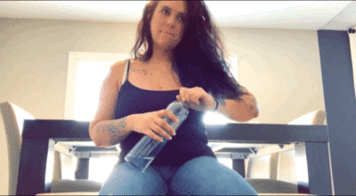 Renegade reccomend woman frantically chugs until cant hold