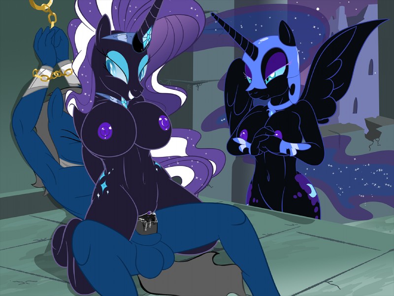 Ribbie reccomend parallel worlds futa nightmare moon rarity