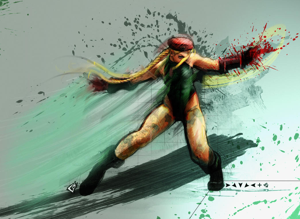 Street fighter cammy gets cannon spiked