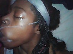 MrNastyy52 amateur ebony fuck and cumshot.