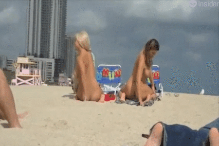best of Voyeur beach pics milfs nude curvy