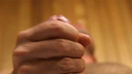 Jerking dick between foot fingers