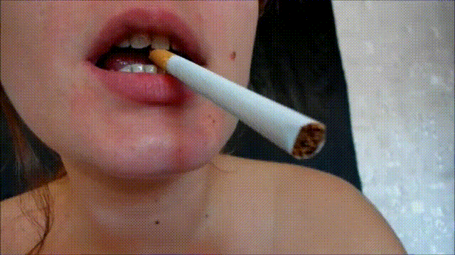 The S. reccomend girl smokes cigarette overweight smoking cause