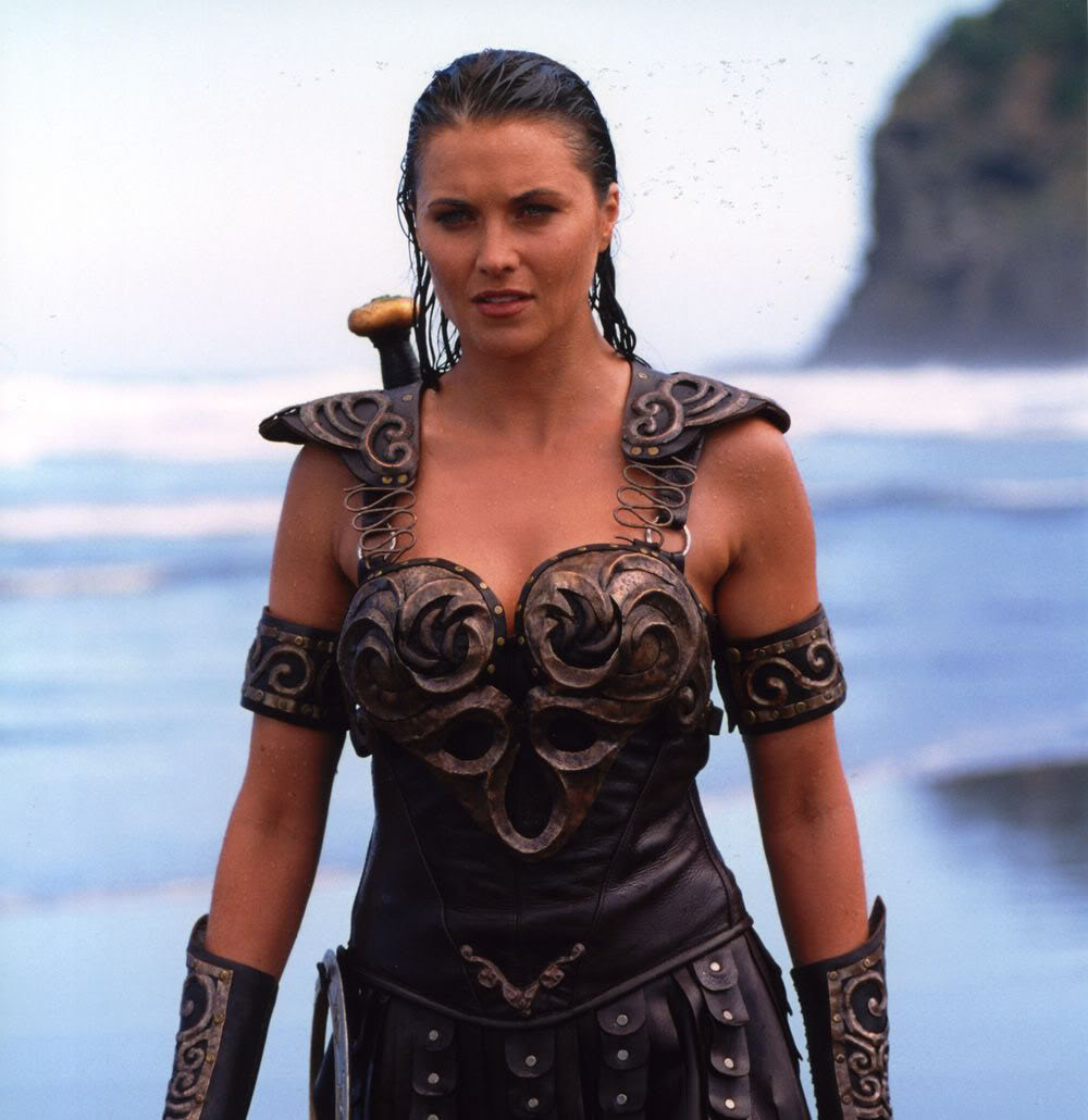 Scarecrow reccomend lucy lawless leather guerriere