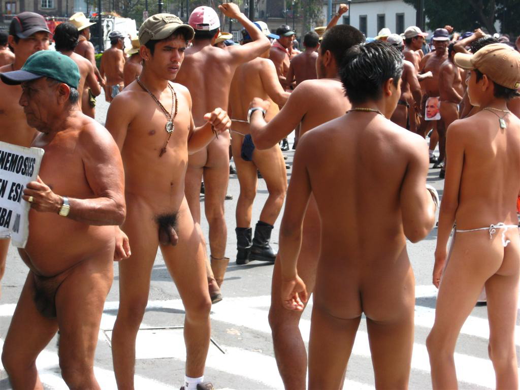 Mexican topless protest