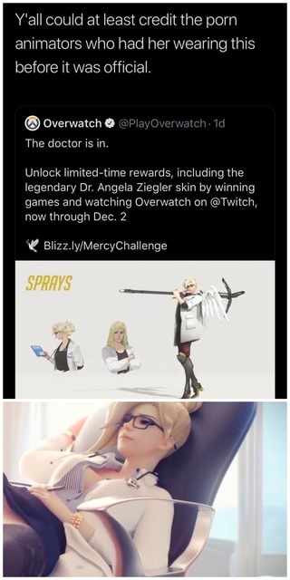 Challenge with overwatch mercy