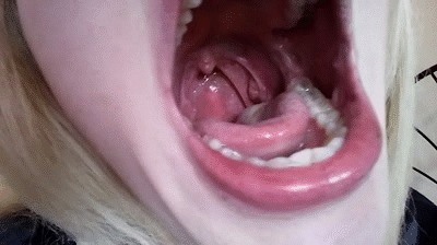 best of Short show tongue mouth teeth uvula