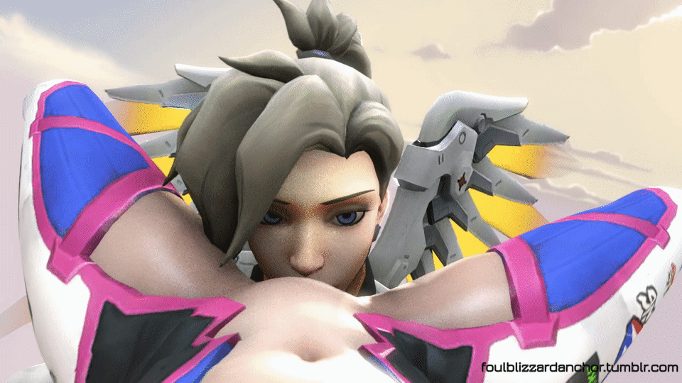 Mercy Fucked in Standing Overwatch (Animation W/Sound).