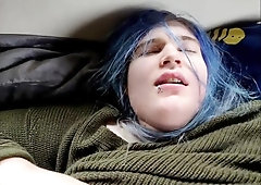 Asian trans girl facefucks titfucks