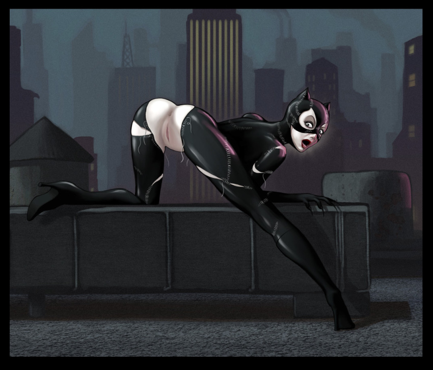 Catwoman tries tease seduce batman