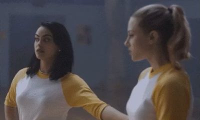 Lili reinhart camila mendes lesbian kiss