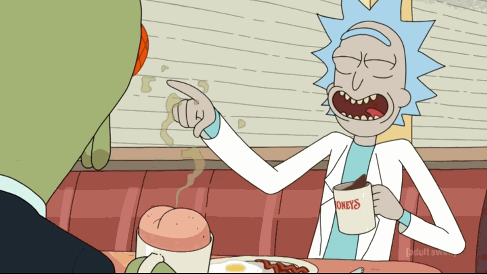best of Morty home rick part shades back