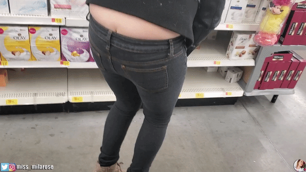 Butt crack with underwear hint