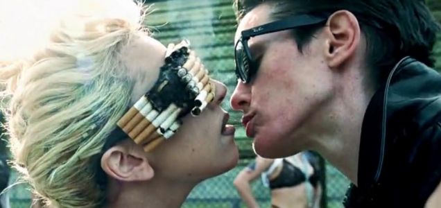 Lady gaga kissed butch lesbian