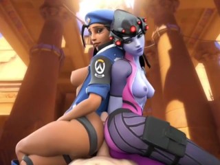 Overwatch pharah pinned fucked mins