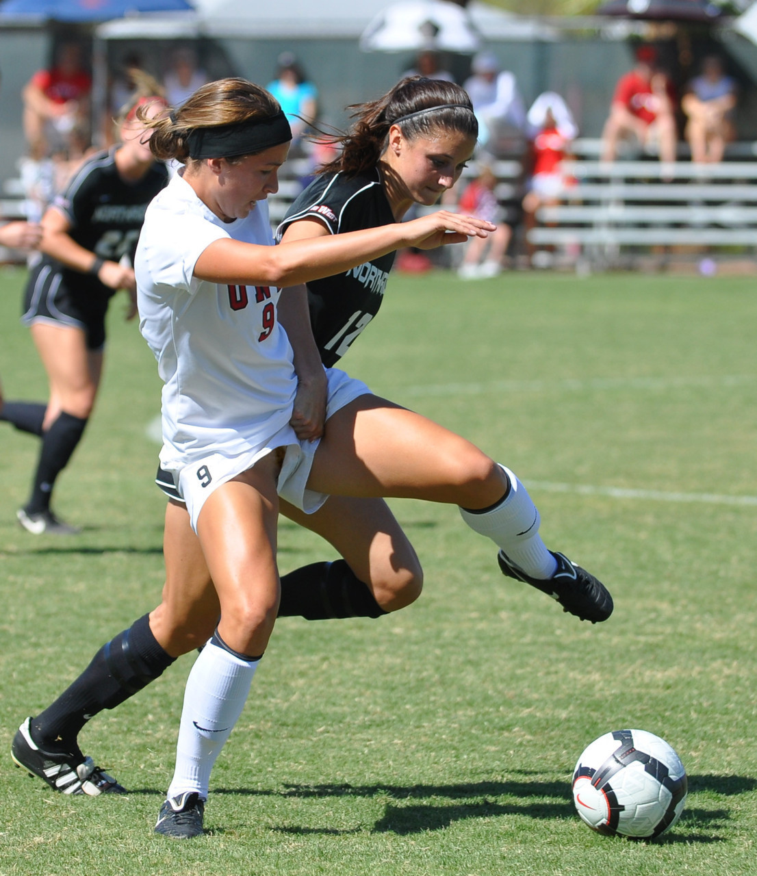 Pigtailed lesbian soccer player gets hairy