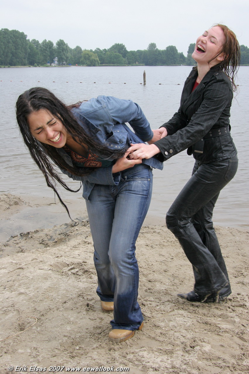 Twizzler reccomend wamtec girls washing hair outdoors then