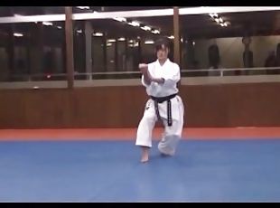 Underdog reccomend female karate teacher impudent student