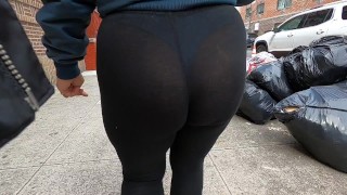 best of Through pants wears grandma masturbates white