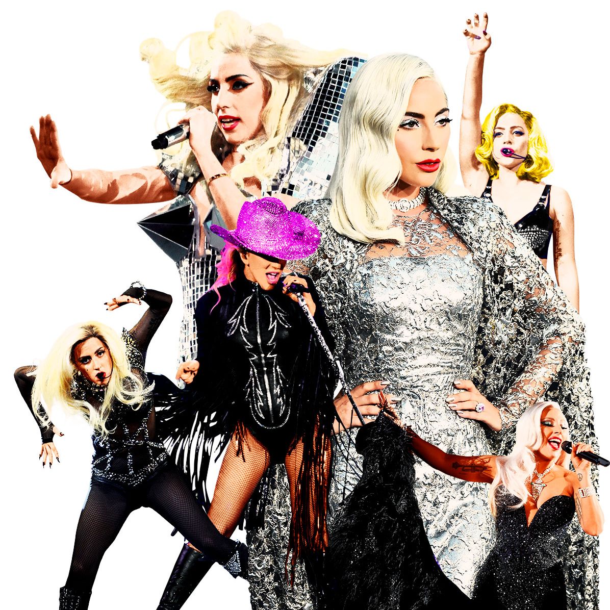 Lady Gaga Pussy Fetisch Latex on Stage.