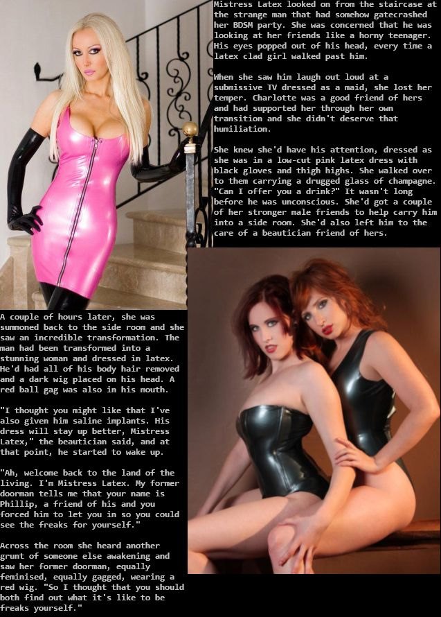 Field G. reccomend leashed bondage doll walked latex catsuit