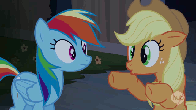 best of Applejack rainbow share dash