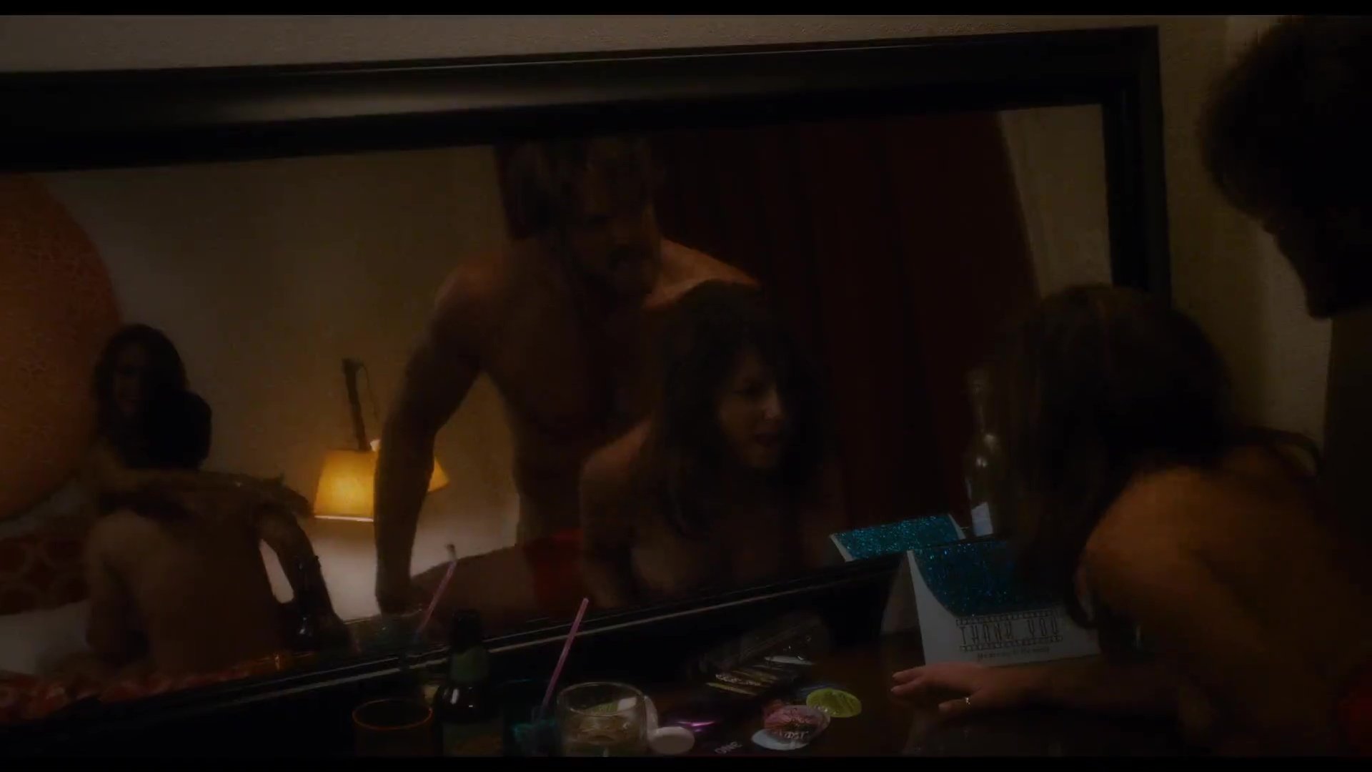 Sugar beard topless scene from palm